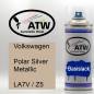 Preview: Volkswagen, Polar Silver Metallic, LA7V / Z5: 400ml Sprühdose, von ATW Autoteile West.